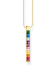 THOMAS SABO Necklace colourful stones gold