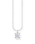 Thomas Sabo Necklace with white stones silver