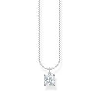 Thomas Sabo Necklace with white stones silver