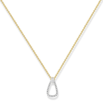 9CT BIANCA DIAMOND NECKLACE