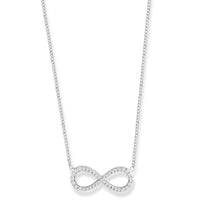 9CT INFINITY DIAMOND NECKLACE