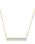 9CT PAIGE DIAMOND BAR NECKLACE