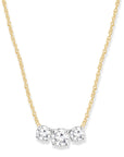 9CT CATIA DIAMOND TRILOGY NECKLACE