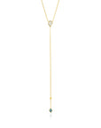 Ania Haie Turquoise And Opal Colour Y Necklace - Gold