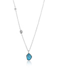 Ania Haie Turquoise Pendant Necklace - Silver