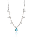 Ania Haie Turquoise Labradorite Necklace - Silver