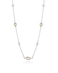 Ania Haie Opal Colour Necklace - Silver