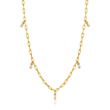 Ania Haie Glow Drop Necklace - Gold