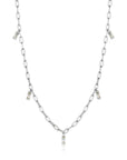 Ania Haie Glow Drop Necklace - Silver