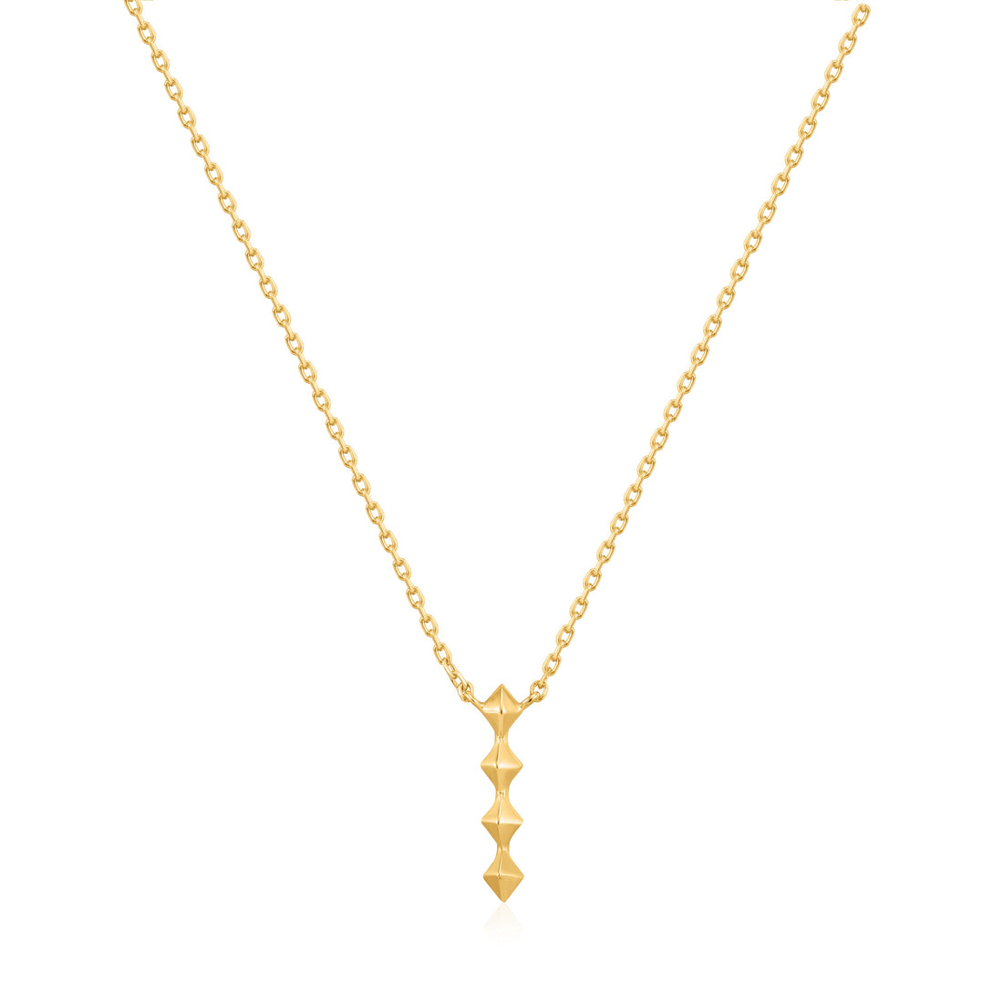 Ania Haie Gold Spike Drop Necklace