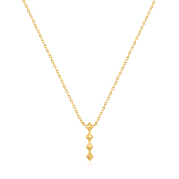 Ania Haie Gold Spike Drop Necklace