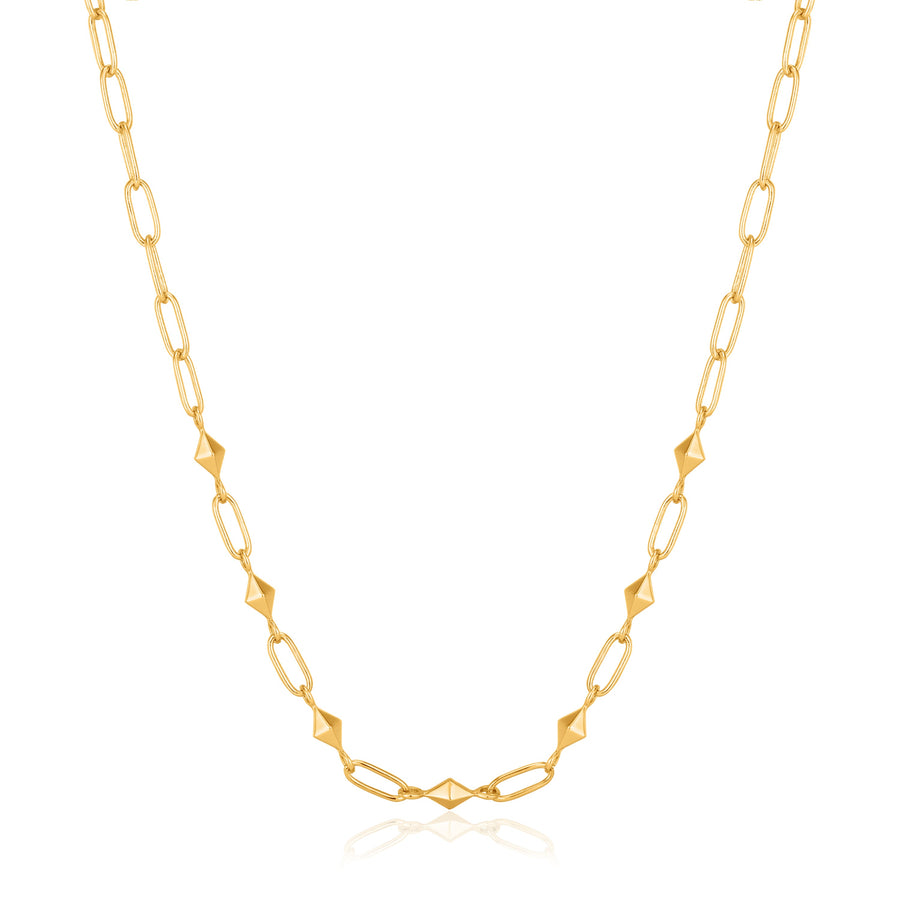 Ania Haie Gold Heavy Spike Necklace