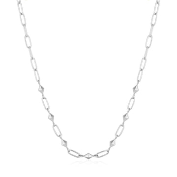 Ania Haie Silver Heavy Spike Necklace