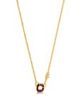 Ania Haie Claret Red Enamel Gold Link Necklace