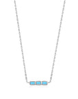 Ania Haie Turquoise Silver Bar Necklace