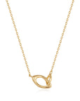 Ania Haie Gold Wave Link Necklace