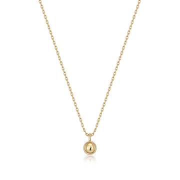 Ania Haie Gold Orb Drop Pendant Necklace