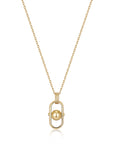 Ania Haie Gold Orb Link Drop Pendant Necklace