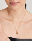 Ania Haie Gold Orb Link Drop Pendant Necklace