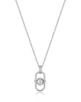 Ania Haie Silver Orb Link Drop Pendant Necklace