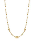 Ania Haie Gold Orb Link Chunky Chain Necklace