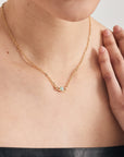 Ania Haie Gold Orb Amazonite Link Necklace