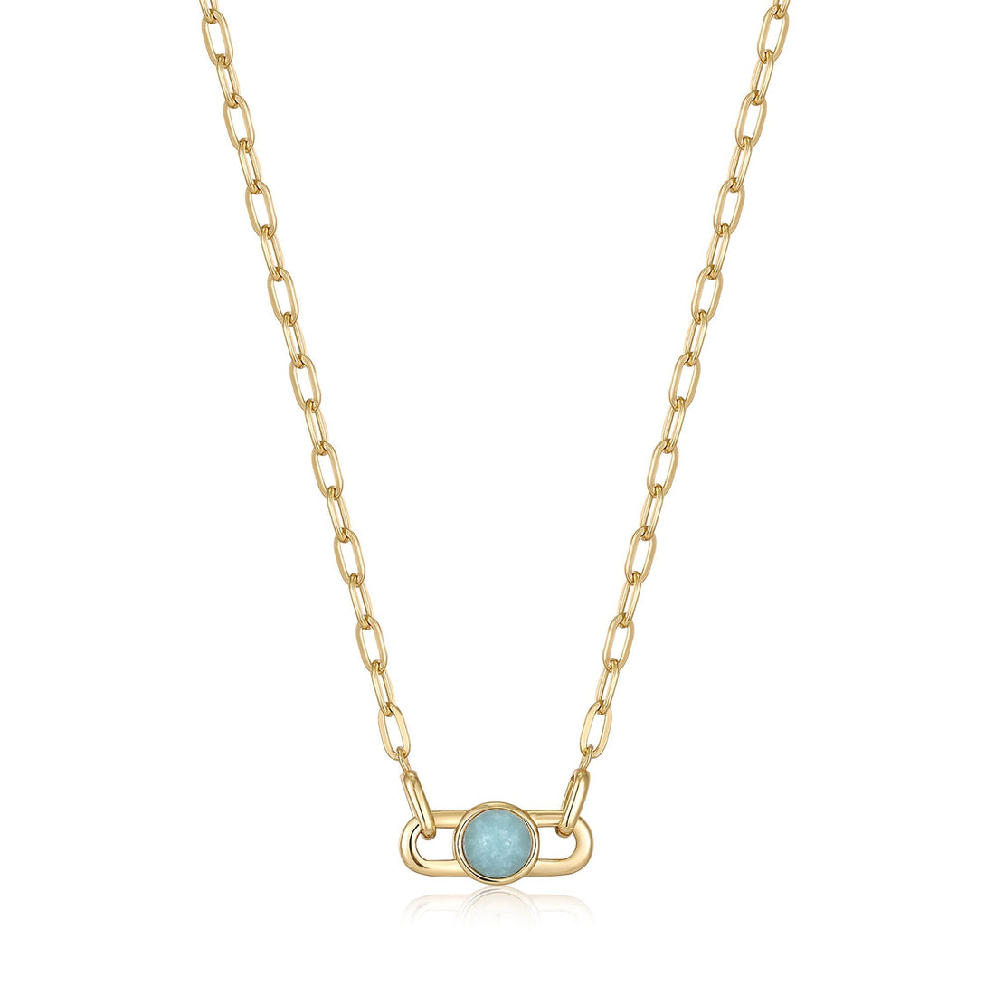 Ania Haie Gold Orb Amazonite Link Necklace