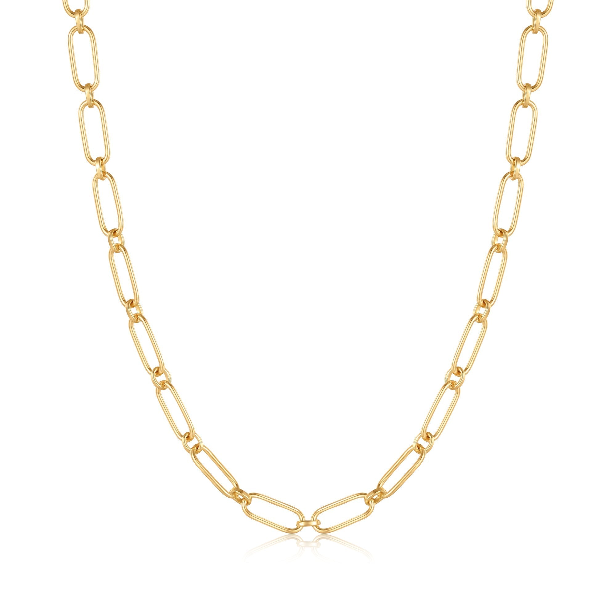 Ania Haie Gold Cable Connect Chunky Chain Necklace