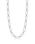 Ania Haie Silver Cable Connect Chunky Chain Necklace