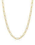 Ania Haie Gold Paperclip Chunky Chain Necklace