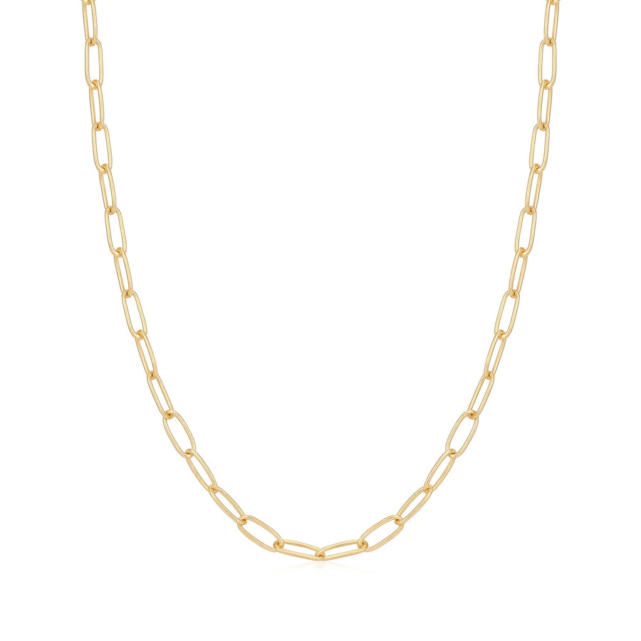 Ania Haie Gold Link Charm Chain Necklace