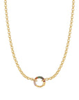 Ania Haie Gold Chain Rainbow Connector Necklace