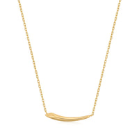 Ania Haie Gold Arrow Bar Necklace