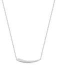 Ania Haie Silver Arrow Bar Necklace