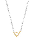 Ania Haie Silver Arrow Link Chunky Chain Necklace