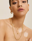 Ania Haie Gold Twisted Wave Chain Necklace