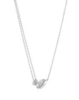 Ania Haie Silver Twisted Wave Mini Pendant Necklace