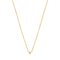 Ania Haie 14kt Gold Single Natural Diamond Necklace