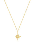 Ania Haie 14kt Gold Sunburst Natural Diamond Necklace