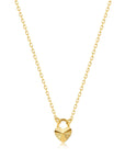 Ania Haie 14kt Gold Heart Padlock Necklace