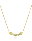 Ania Haie 14kt Gold Peridot and White Sapphire Necklace