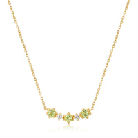 Ania Haie 14kt Gold Peridot and White Sapphire Necklace