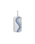 Ania Haie Silver Wave Blue Sparkle Charm