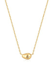 Ania Haie Gold Pebble Sparkle Necklace