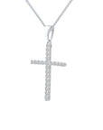 9CT PAULA DIAMOND CROSS