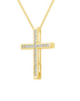 9CT ARTEMIS DIAMOND CROSS