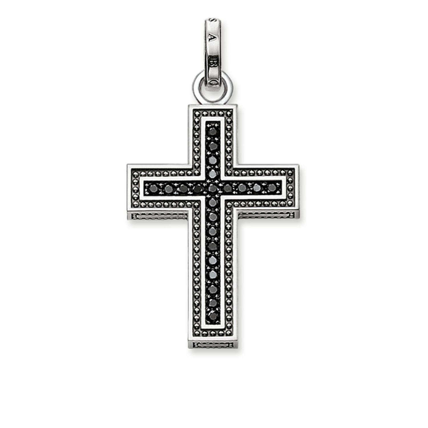 Thomas Sabo Pendant &quot;Black Cross Pave&quot;