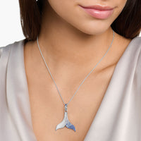 THOMAS SABO Pendant Tail Fin with Blue Stones