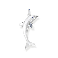 THOMAS SABO Pendant Dolphin with Blue Stones