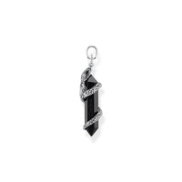 THOMAS SABO Pendant blackened onyx with snake